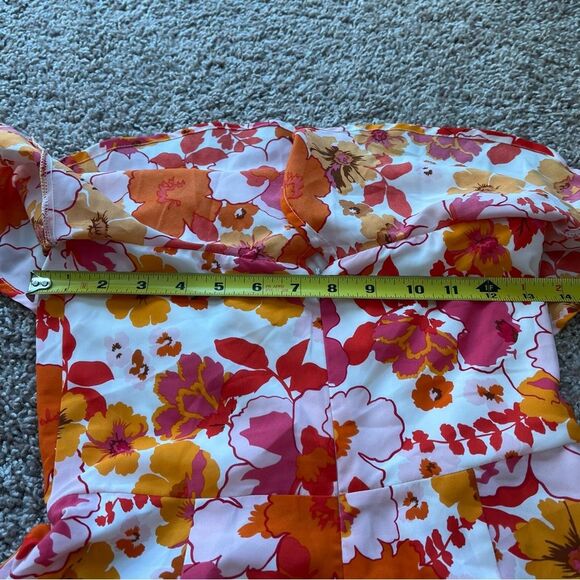 LUSH Floral Strapless Romper - Picture 10 of 14